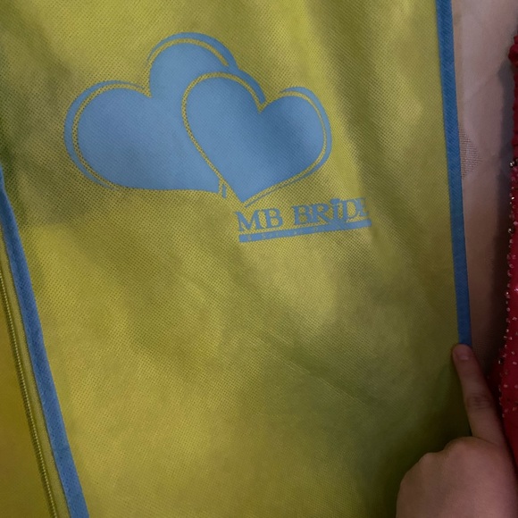 MB Bride Pink Strapless Formal Prom Dress - Picture 3 of 13